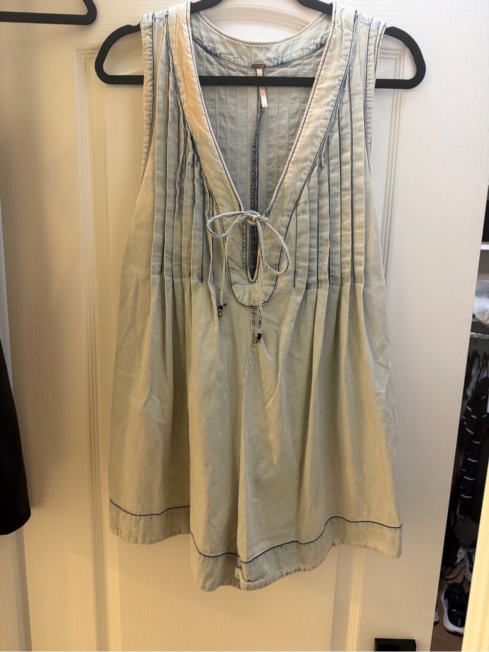 Free People Denim Webster Romper